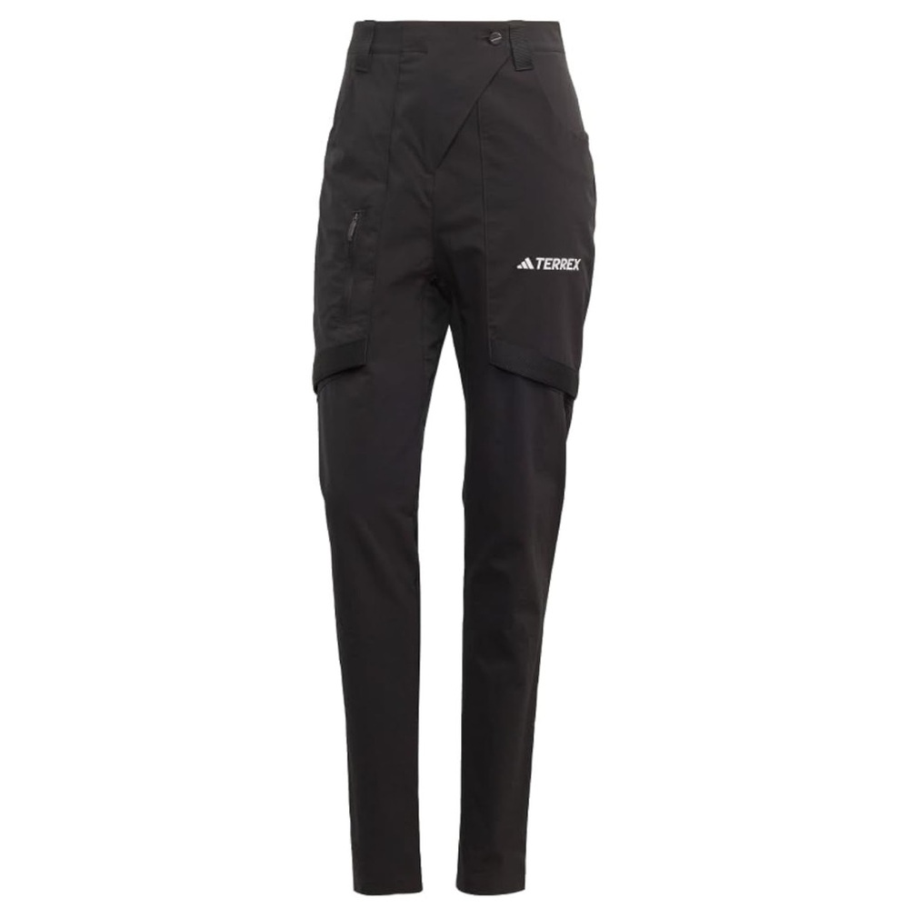Adidas‎ Women's Zupahike Terrex HR Hiking Pants sz XS Black Nylon High Rise 29”